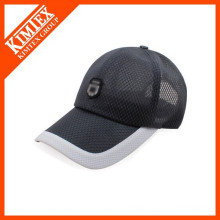 Plain Flat Fitted Baseball Cap - Anthracite Grey